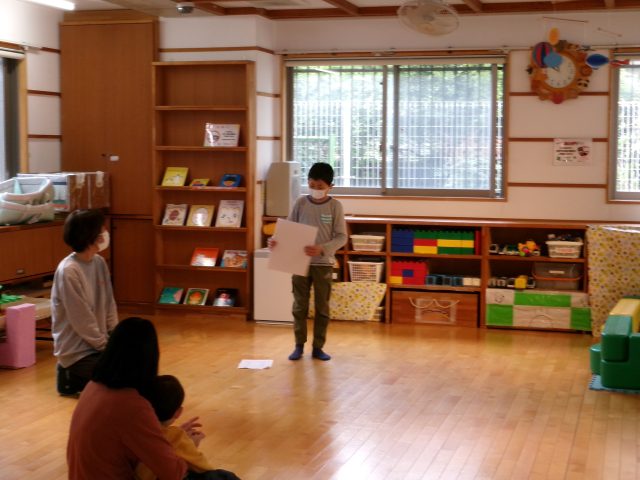 手作りの『カブトムシの紙しばい』